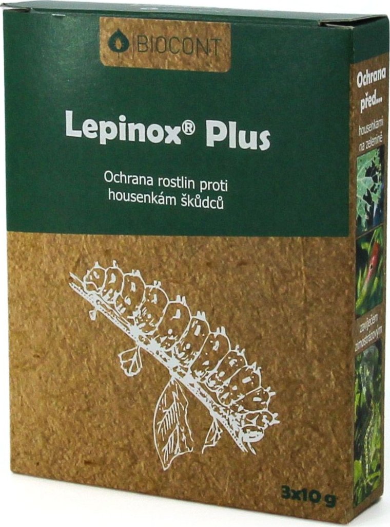 BIOCONT Ochrana rostlin Lepinox Plus – 3 × 10g proti housenkám