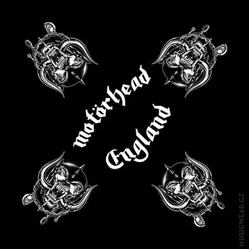 Šátek Motorhead šátek, Warpigs England 55 x 55cm