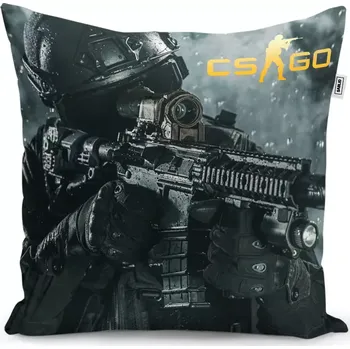 Polštář Dekorační polštář CS:GO Voják 1 - Sablio - 40x40 cm