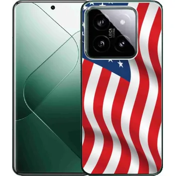 Vlajka Gelový kryt mmCase na Xiaomi 14 - USA vlajka
