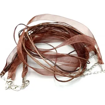 Řetízek Stužka tmavě hnědá