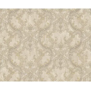 Tapeta Emiliana Parati Luxusní béžovo-zlatá vliesová tapeta, zámecké ornamenty, 86067, Valentin Yudashkin 5, Emiliana Parati, velikost 10,05 x 1,06 m