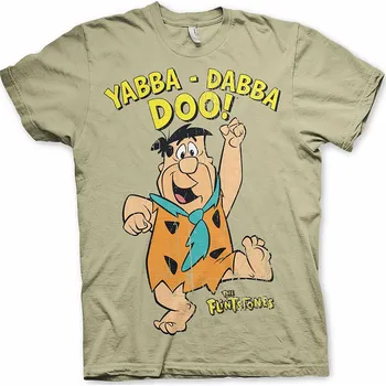 Pánské tričko The Flinstones tričko, Yabba Dabba Doo KH, pánské S