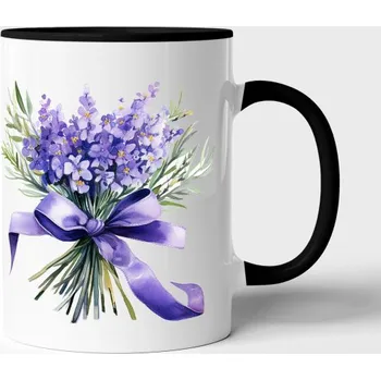 Hrnek květiny - Levandule 05