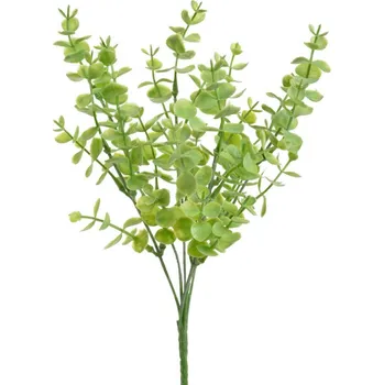 umělá květina Eukalyptus mini trs 30 cm - zelená světlá