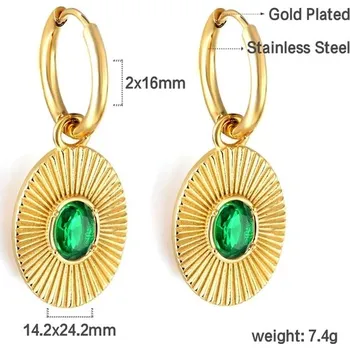 Náušnice Luxusní nerezové náušnice - 720JG