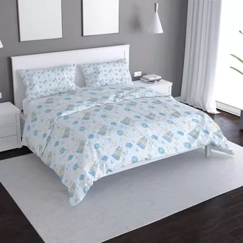 Povlečení Saténové povlečení Zvonkohra - Sablio - 140x220 / 90x70