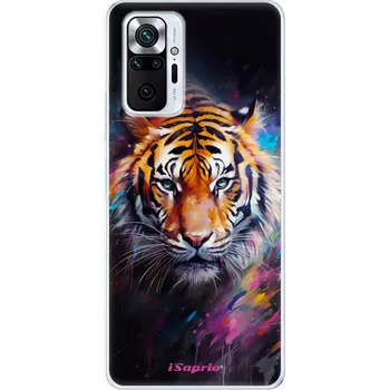Pouzdro na mobilní telefon Odolné silikonové pouzdro iSaprio - Abstract Tiger - Xiaomi Redmi Note 10 Pro