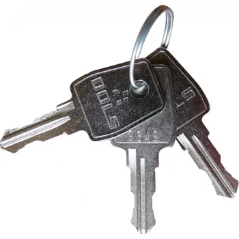 Poštovní schránka Náhradní sada 3 klíčů - podle čísla klíče vč. zámku