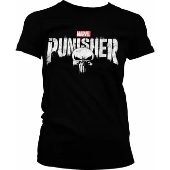 Dámské tričko The Punisher tričko, Distressed Logo Girly, dámské XXL