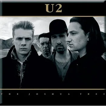 Dekorativní magnet U2 magnet na lednici 75mm x 75mm, Joshua Tree