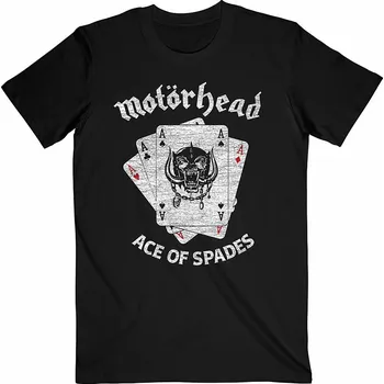 Pánské tričko Motorhead tričko, Flat War Pig Aces Black, pánské S