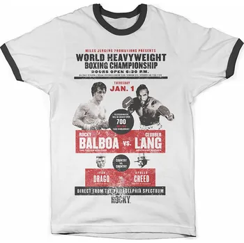 Pánské tričko Rocky tričko, World Heavyweight Championship, pánské L