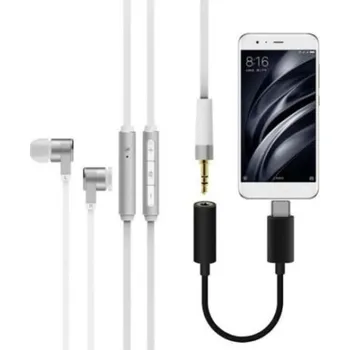 Adaptér pro USB-C a 3,5mm Jack Bílá