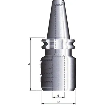 Držák pro upínání fréz s válcovou stopkou s ploškou - PILANA MCT 50x16-63AD