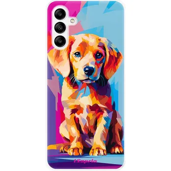 Odolné silikonové pouzdro iSaprio - Abstract Puppy - Samsung Galaxy A04s
