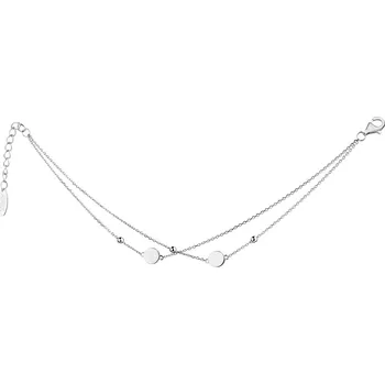 Náramek Stříbrný náramek - kroužky, kuličky - AP528-5203