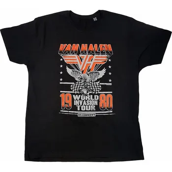 Pánská móda Van Halen tričko, Invasion Tour '80, pánské S