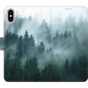 Pouzdro na mobilní telefon Flipové pouzdro iSaprio - Dark Forest - iPhone X/XS