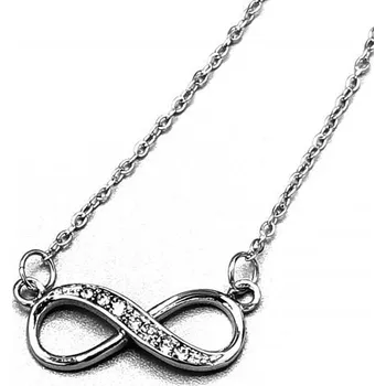 Náhrdelník Ocelový náhrdelník - Nekonečno zdobené