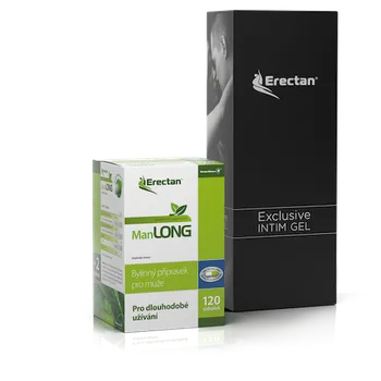 Erectan ManLONG + intim gel - doprava zdarma