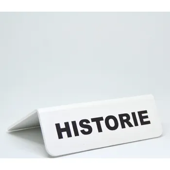 Zarážka na knihu Rozřaďovač s nápisem - HISTORIE