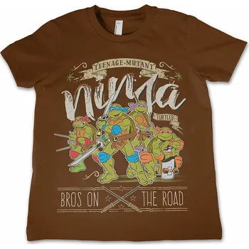Chlapecké tričko Želvy Ninja tričko, Bros On The Road, dětské XS velikost XS (4 roky)