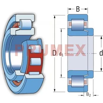 KINEX NH 312 válečkové ložisko