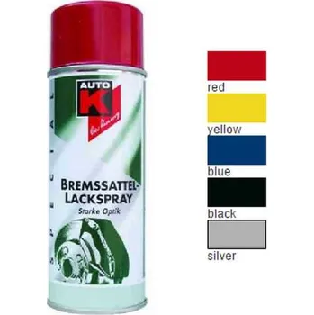 Barva ve spreji Auto-K Barva na třmeny brzd ve spreji 400ml Kwasny, žlutá (yellow)