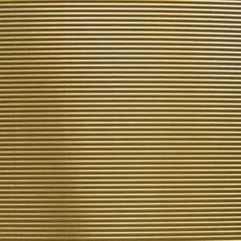 Karton Vlnitá lepenka, rovná vlna, 50x70cm, 260g/m2, zlatá