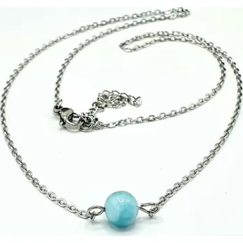 Náhrdelník Náhrdelník Larimar - kulička 7 mm č.1 42 cm