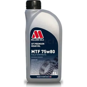 Převodový olej MILLERS OILS převodový olej plně syntetický XF Premium MTF 75w80 1l