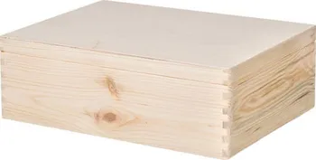 Úložný box ČistéDřevo CZ527 box bez rukojeti 40 x 30 x 14 cm borovice