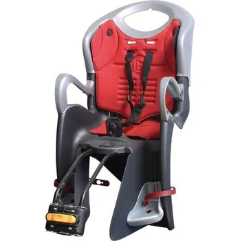 cyklosedačka dětská seda?ka na zadní rámovou trubku, antracit/stříbrná