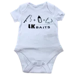 LK Baits body krátký rukáv Triatlon 3-6 měsíců zelený nápis