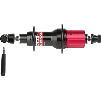 Náboj kola Zadní náboj silniční NOVATEC SUPERLIGHT Shimano 8/9/10/11kolo 4 japonská průmyslová ložiska 24 děr 235g barva černá lesk