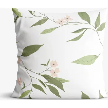 Povlak na dekorativní polštářek Bavlněný povlak na polštář - Vůně jasmínu 40 x 60 cm