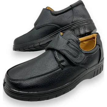 Pánské mokasíny Gofar Pánské černé polobotky 06 Barva: Černá, Velikost: 41