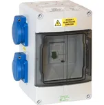 Spelsberg AK 004s 0711 Zásuvková kombinace 4x230V z boku IP44 jističochránič 16A B UV odolná