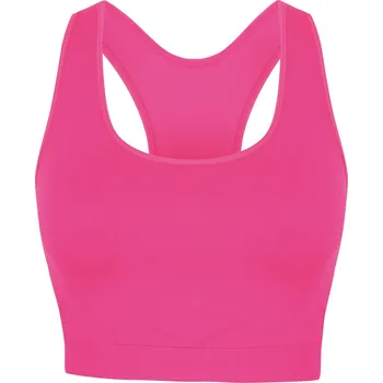Sf Dámský sportovní crop top SK235 Neon Pink S