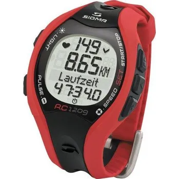 Sporttester SIGMA RC 1209 pulsmetr - červený