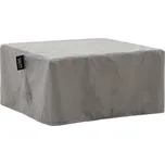 Kave Home Šedý ochranný obal na zahradní stolek Iria 80 x 80 cm