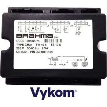 Příslušenství ke kotli Řídící a zapalovací automatika Brahma CM 31, Tw 40s, Ts 10s, Accorroni