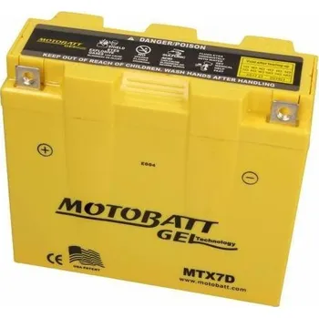 Autobaterie Motobaterie MotoBatt 12V 7AH/110A (L+) MTX7D