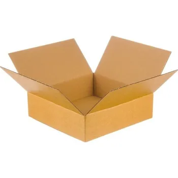 Obalový materiál Kartonová krabice klopová 400x400x100 mm 5VVL BC 560g/m2 hnědá - paleta 320 ks