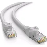 C-TECH kabel patchcord Cat6e, UTP, šedá, 10m