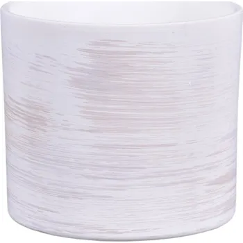 Obal na květináč Obal na květník MUCHA WHITE keramický matný d14x13cm