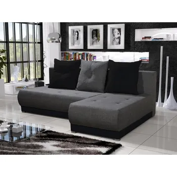 Sedací souprava Rohová sedačka KAISON 11, šedá/černá + vyzvednutí ZDARMA