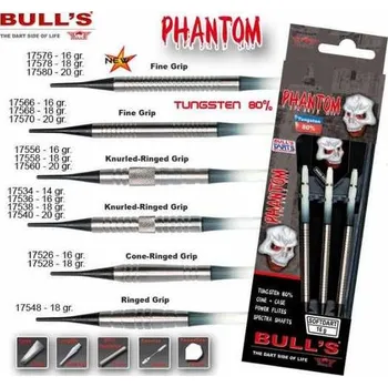 Šipka Bull´s Šipky Phantom Knurled-Ringed Grip 16gr. 17536