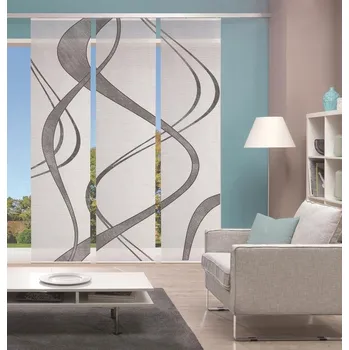 Home Wohnideen japonská stěna 84844 TIBANO levá&nbsp;8007 antracit&nbsp;260x60 cm (v x s)